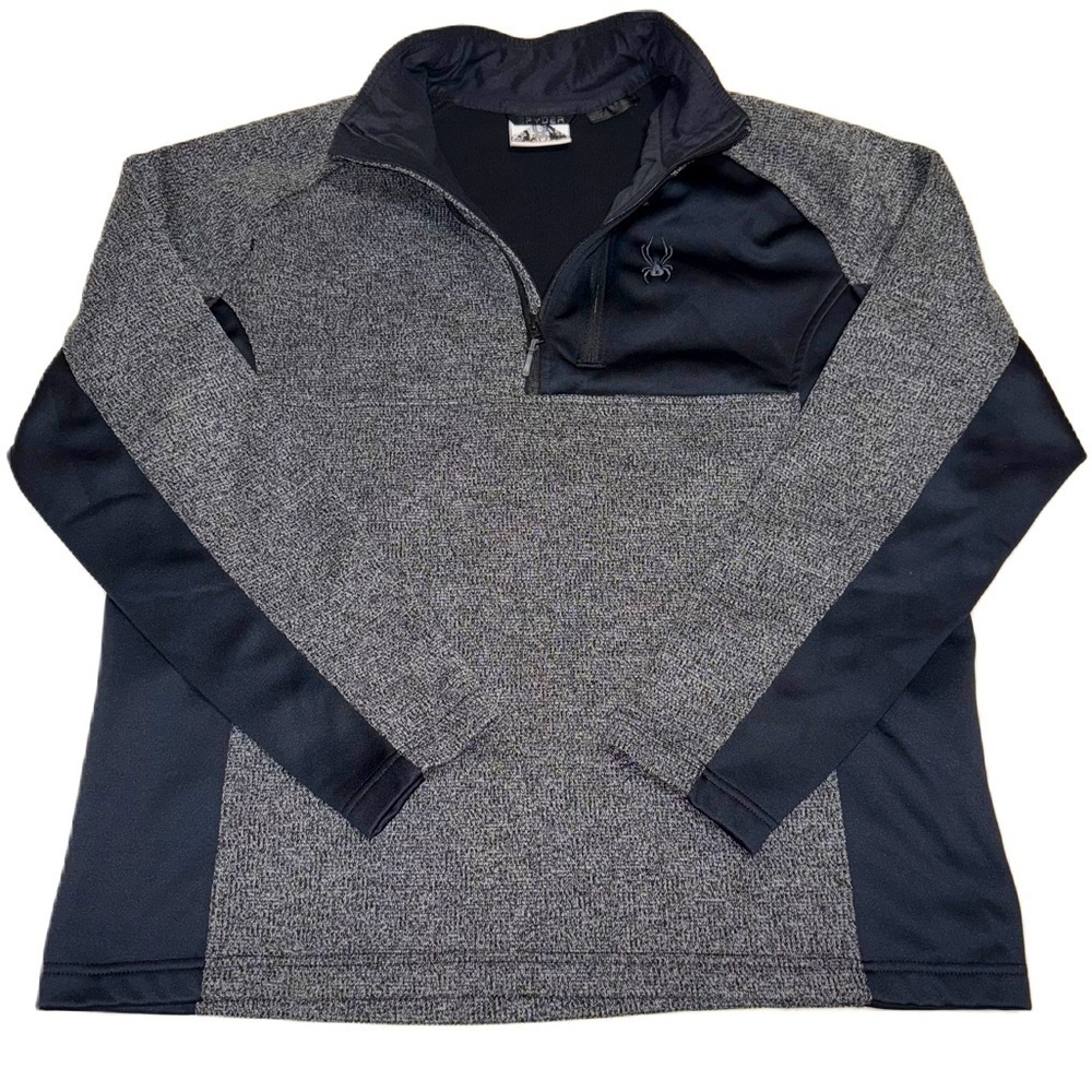 Spyder 2XL Gray 1/4 Zip Sweater Jacket XXL
